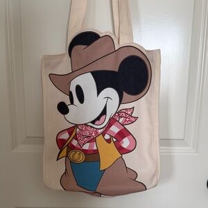 Loungefly Disney Cowboy Mickey Tote Bag